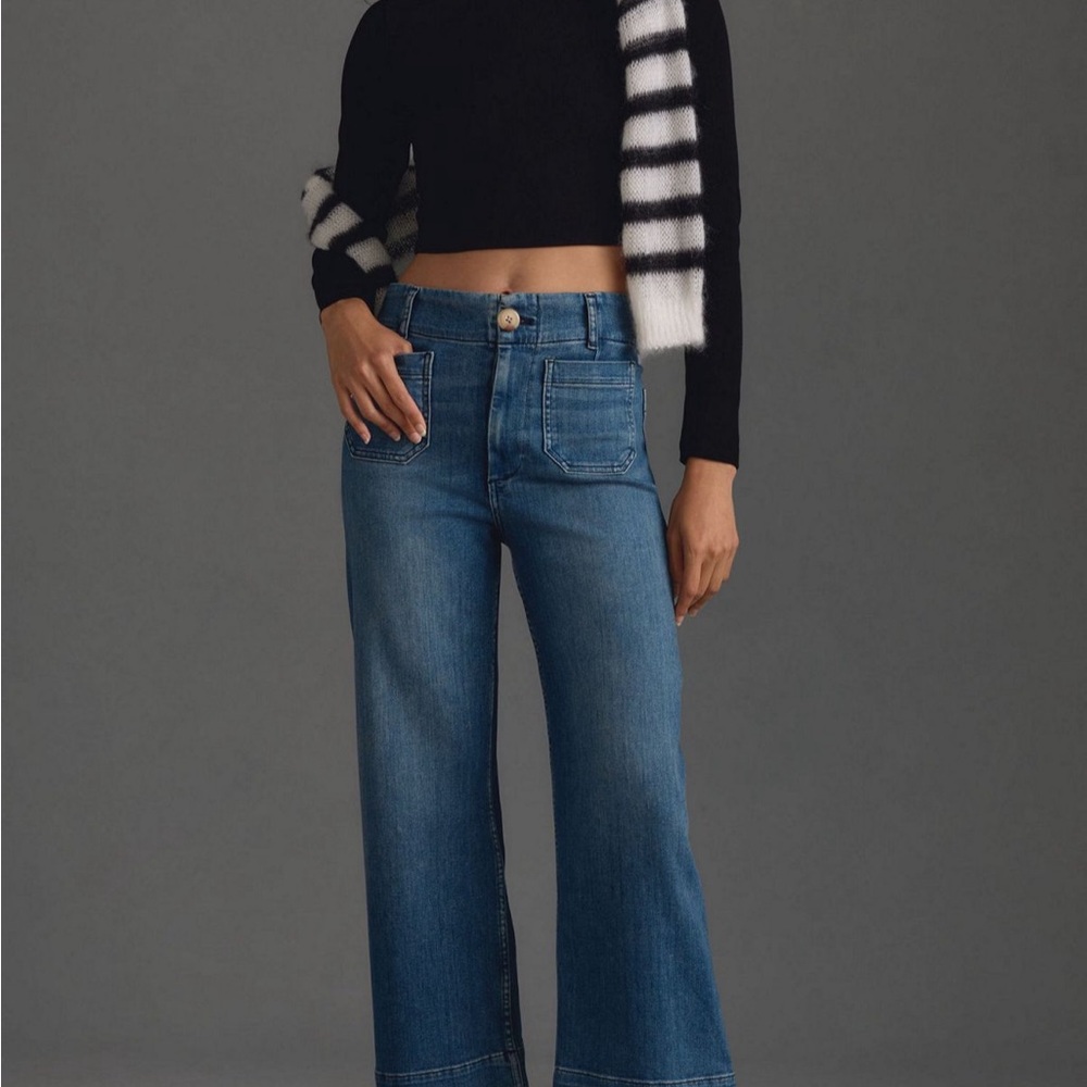 Anthropologie Maeve Colette Cropped Jeans - Picture 2 of 4